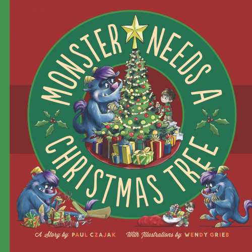 monster needs a christmas tree cover
