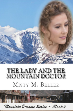 Lady and mountain