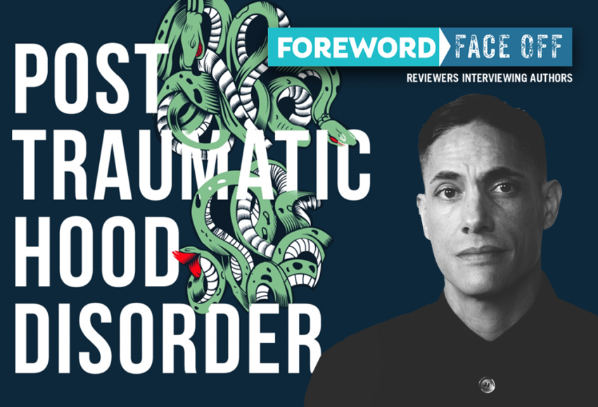 Author and cover image of Post Traumatic Hood Disorder