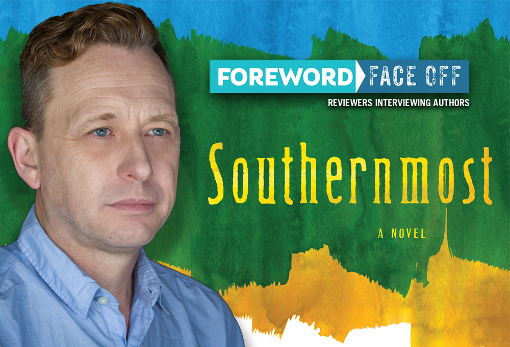 Author Silas House and cover of Southernmost