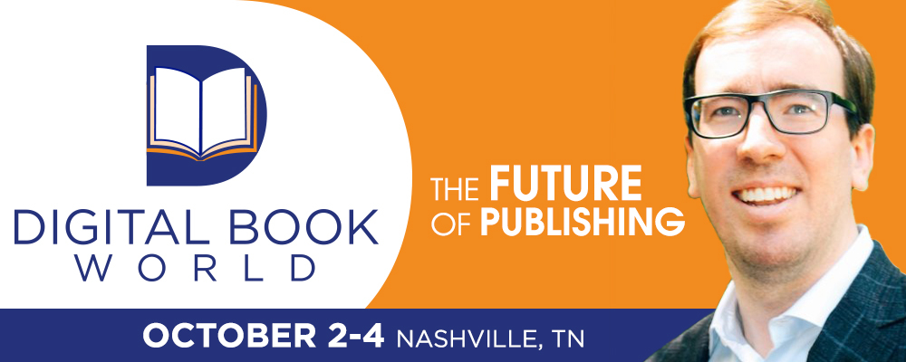 Digital Book World logo and Bradley Metrock