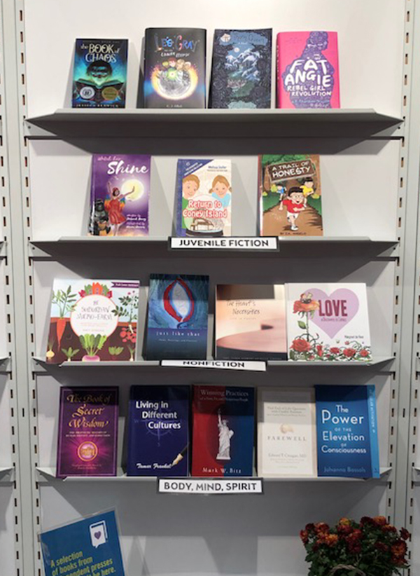 Books at the Foreword Reviews booth