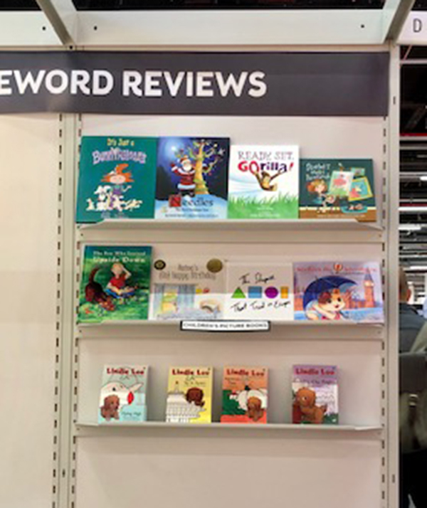 Books at the Foreword Reviews Booth