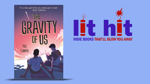 The Gravity of Us cover and Lit Hit logo