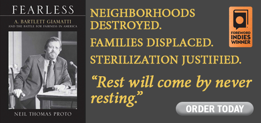 Fearless-Neil Thomas Proto- Neighborhoods destroyed. Families Displaced. Sterilization justified. “Rest will come by never resting.” Order Today Foreword Indies Winner