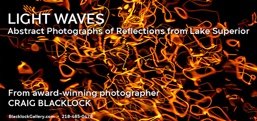 Light Waves-Abstract Photographs of Reflections from Lake Superior. From Award-winning photographer Craig Blacklock