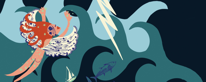 Artwork from Swell: A Sailing Surfer’s Voyage of Awakening